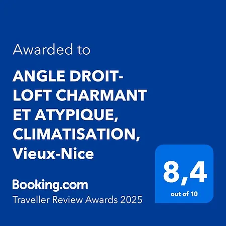 Appartement Angle Droit- Loft Et Atypique, Climatisation, Vieux-nice